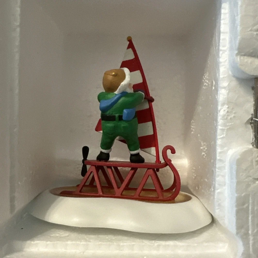Dept 56 North Pole‎ Series Catch the Wind #56.56807 NEW in Box retired 2002